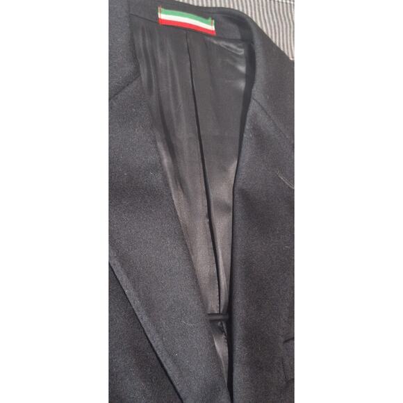 Moschino wool/cashmere 2 button blazer- mens jacket EU 50R/ US 40R- mint! Black - Picture 9 of 12
